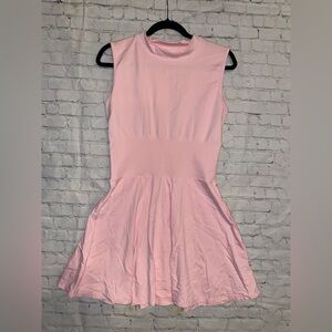 NWOT Pink Athletic Skater Dress